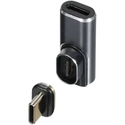 Adapter, USB plug type C 4.0 to USB socket type C 4.0, angled, USBC-MA-2 - 1