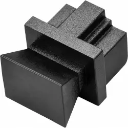Dust protective cap, PVC, black, for RJ45, BYB-5-73F9258