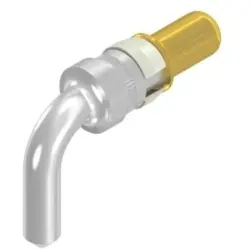 Pin contact, solder connection, gold-plated, 131C13019X