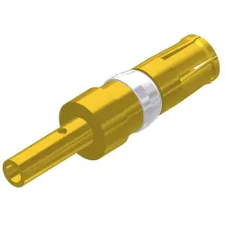 Receptacle, AWG 20-16, crimp connection, gold-plated, 132A11019X