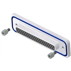 D-Sub socket, 62 pole, high density, equipped, straight, solder cup, 15-000723
