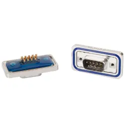 D-Sub plug, 25 pole, standard, equipped, straight, solder cup, 6STD25PAM99B50XE