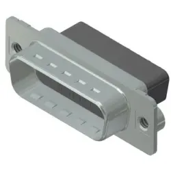 D-Sub plug, 9 pole, standard, unequipped, straight, crimp connection, DSS1XPXXG04X