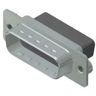 D-Sub plug, 9 pole, standard, unequipped, straight, crimp connection, DSS1XPXXG04X - 1