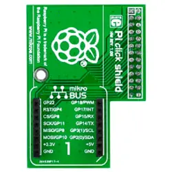 MikroElektronika, extension board, Pi click shield - connectors s, MIKROE-1513