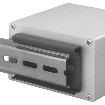 DIN rail clamp, for DIN rail TS35, KL 35 K 40 - 1