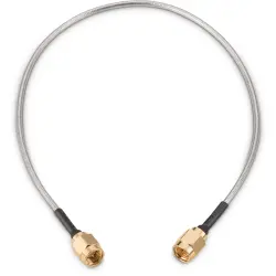 Coaxial cable, SMA plug (straight) to SMA plug (straight), 50 Ω, 0.085" CONFORMABLE, grommet black, 152.4 mm, 65503503515308