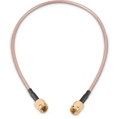 Coaxial cable, SMA plug (straight) to SMA plug (straight), 50 Ω, RG-316/U, grommet black, 304.8 mm, 65503503530505 - 1
