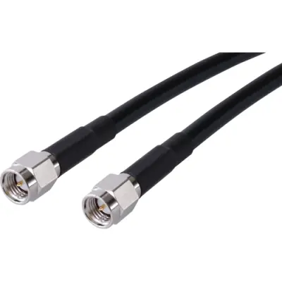 Coaxial cable, SMA plug (straight) to SMA plug (straight), 50 Ω, RG-58C/U, 500 mm, C-00462-0.5M - 1