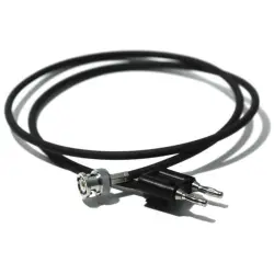 Coaxial cable, banana plug to BNC plug (straight), 50 Ω, RG-58/U, 0.9 m, BU-5070-B-36-0