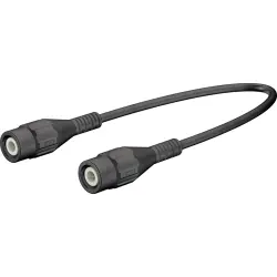 Coaxial cable, BNC plug (straight) to BNC plug (straight), 50 Ω, RG-58, grommet black, 1.5 m, 67.9770-15021