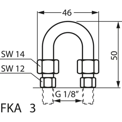 Elbow fitting, FKA 3, Elbow fitting - 1