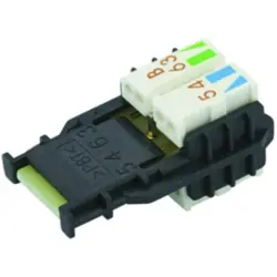 Wire manager, Cat 6A, silver, for RJ45 connector, 100020635