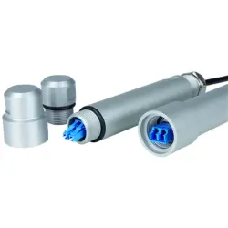 FO connection module, MPO/MTP jack single/multimode, singlemode, plastic, blue, 100022488