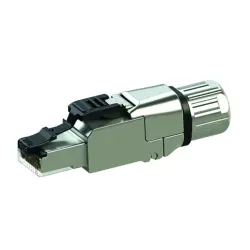 Plug, RJ45, 8 pole, 8P8C, Cat 6A, IDC connection, cable assembly, 100023086