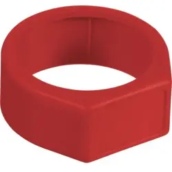 Marker ring, with labeling field, red for XLR connector, XCR-2