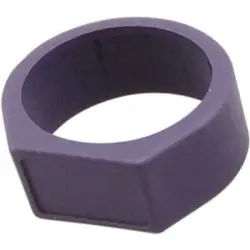 Marker ring, with labeling field, purple for XLR connector, XCR-7