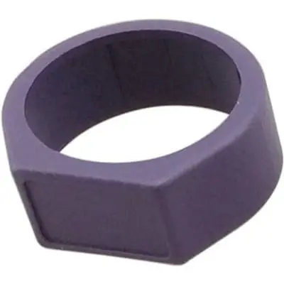 Marker ring, with labeling field, purple for XLR connector, XCR-7 - 1