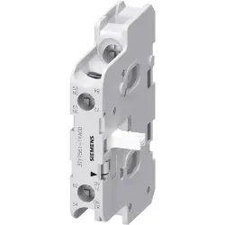 Auxiliary switch, 5.6 A, 1 Form A (N/O) + 1 Form B (N/C), screw connection, 3TY7561-1KA00