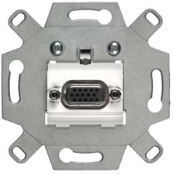 VGA connection socket, 15 pole, high density, screw connection, 5TG2021-1