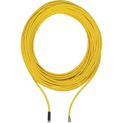 Sensor actuator cable, M8-cable socket, straight to open end, 8 pole, 10 m, PUR, yellow, 1.5 A, 533152