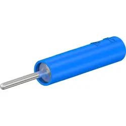 Counting test adapter, connecting pin 1.5 mm to 4 mm socket, blue, CAT II, 23.0240-23