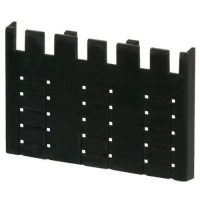 Terminal cover, 3 pole, size 3, (L x W x H) 57 x 89 x 7 mm, 100780 - 1