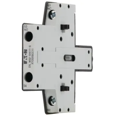 Auxiliary switch, 2 pole, 1 Form A (N/O) + 1 Form B (N/C), screw connection, 101371 - 1