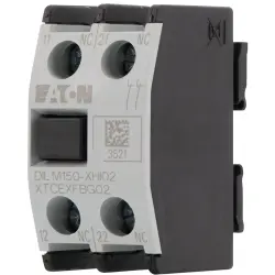 Auxiliary switch, 2 pole, 1 Form A (N/O) + 1 Form B (N/C), screw connection, 277946