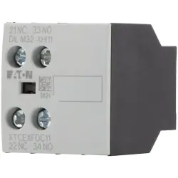 Auxiliary switch, 2 pole, 1 Form A (N/O) + 1 Form B (N/C), screw connection, 277376