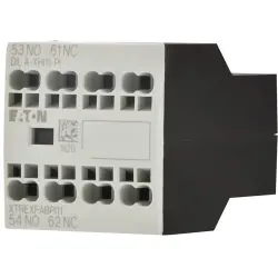 Auxiliary switch, 2 pole, 1 Form A (N/O) + 1 Form B (N/C), spring-clamp connection, 199314