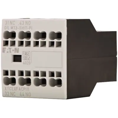 Auxiliary switch, 2 pole, 1 Form A (N/O) + 1 Form B (N/C), push-in, 199309 - 1