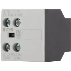 Auxiliary switch, 2 pole, 2 Form B (N/C), screw connection, 277375