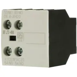 Auxiliary switch, 2 pole, 2 Form A (N/O), screw connection, 276422