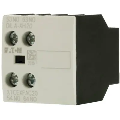 Auxiliary switch, 2 pole, 2 Form A (N/O), screw connection, 276422 - 1
