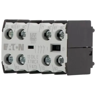 Auxiliary switch, 4 pole, 1 Form A (N/O) + 3 Form B (N/C), screw connection, 002397 - 1