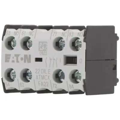 Auxiliary switch, 4 pole, 2 Form A (N/O) + 2 Form B (N/C), screw connection, 010288 - 1