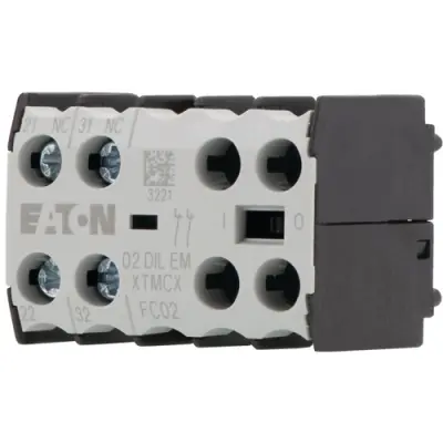 Auxiliary switch, 4 pole, 3 Form A (N/O) + 1 Form B (N/C), screw connection, 048912 - 1
