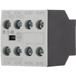 Auxiliary switch, 4 pole, 2 Form A (N/O) + 2 Form B (N/C), screw connection, 277377