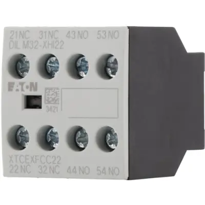 Auxiliary switch, 4 pole, 2 Form A (N/O) + 2 Form B (N/C), screw connection, 277377 - 1