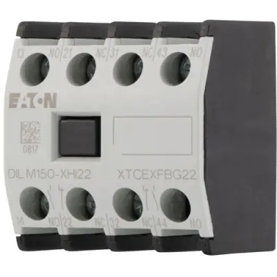 Auxiliary switch, 4 pole, 2 Form A (N/O) + 2 Form B (N/C), screw connection, 277950 - 1