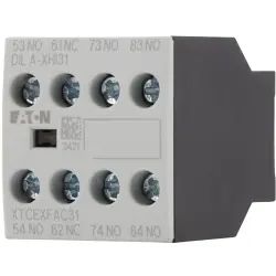 Auxiliary switch, 4 pole, 3 Form A (N/O) + 1 Form B (N/C), screw connection, 276427
