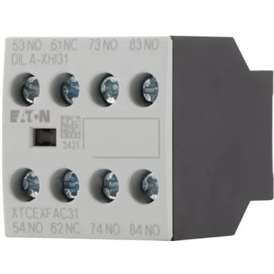 Auxiliary switch, 4 pole, 3 Form A (N/O) + 1 Form B (N/C), screw connection, 276427 - 1
