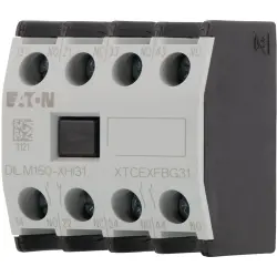 Auxiliary switch, 4 pole, 3 Form A (N/O) + 1 Form B (N/C), screw connection, 277949