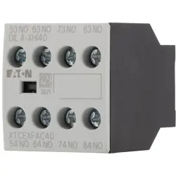 Auxiliary switch, 4 pole, 4 Form A (N/O), screw connection, 276428