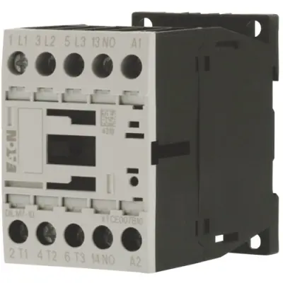 Power contactor, 3 pole, 22 A, 1 Form A (N/O), coil 230-240 VAC, screw connection, 276550 - 1