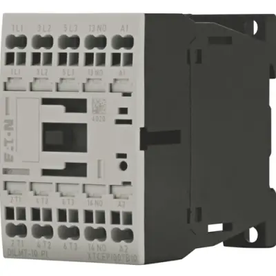 Power contactor, 3 pole, 22 A, 1 Form A (N/O), coil 24 VDC, push-in, 199223 - 1