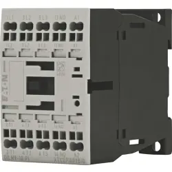 Power contactor, 3 pole, 22 A, 1 Form A (N/O), coil 24 VDC, push-in, 199233