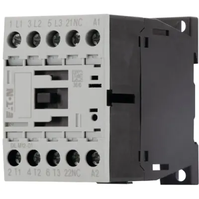 Power contactor, 3 pole, 22 A, 1 Form B (N/C), coil 24 VDC, screw connection, 276880 - 1