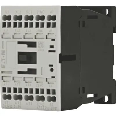 Power contactor, 3 pole, 22 A, 1 Form B (N/C), coil 24 VDC, push-in, 199248 - 1
